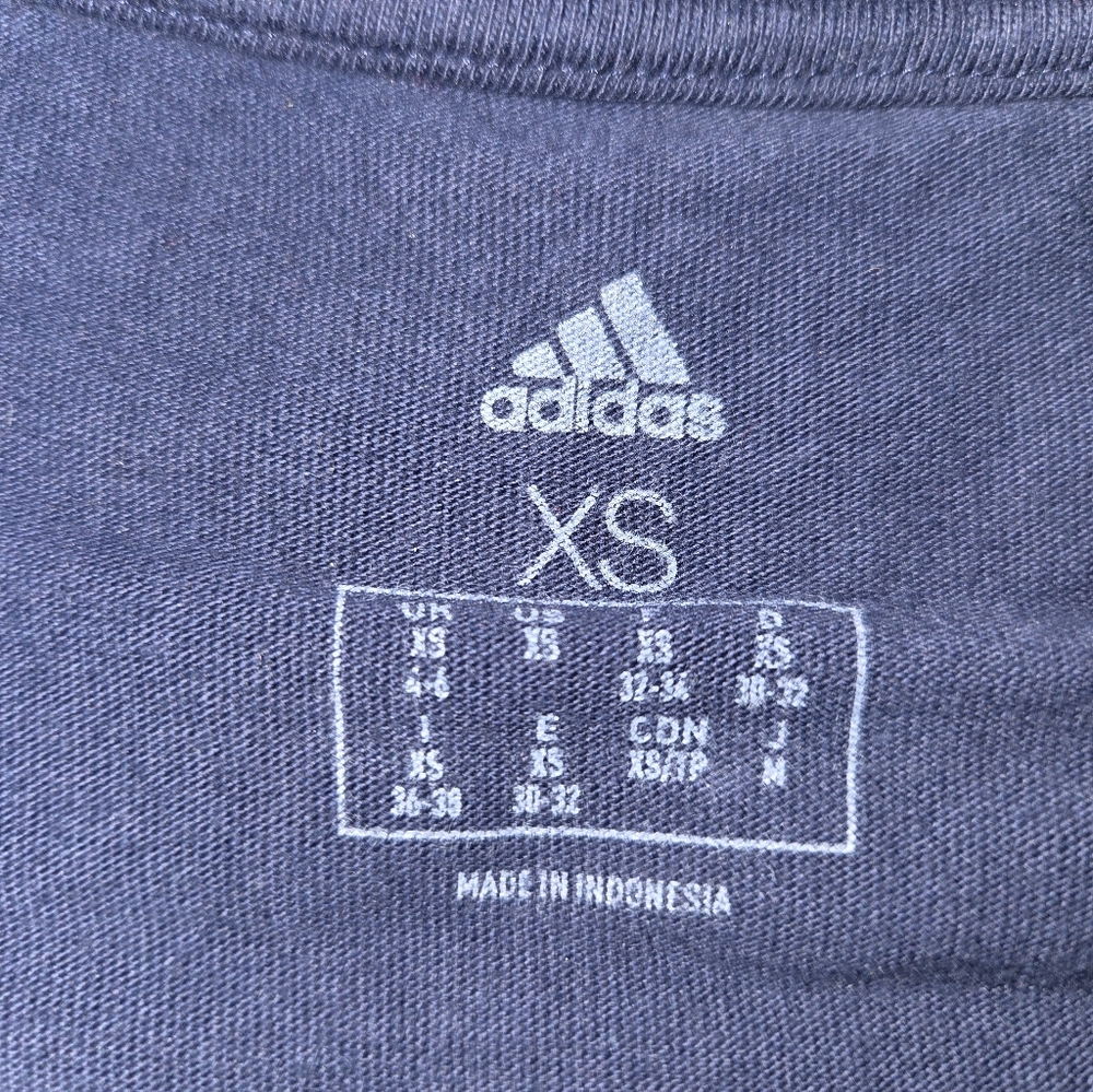 adidas Women's Navy/Multi America Cotton T Shirt Dress size XS - Picture 9 of 12